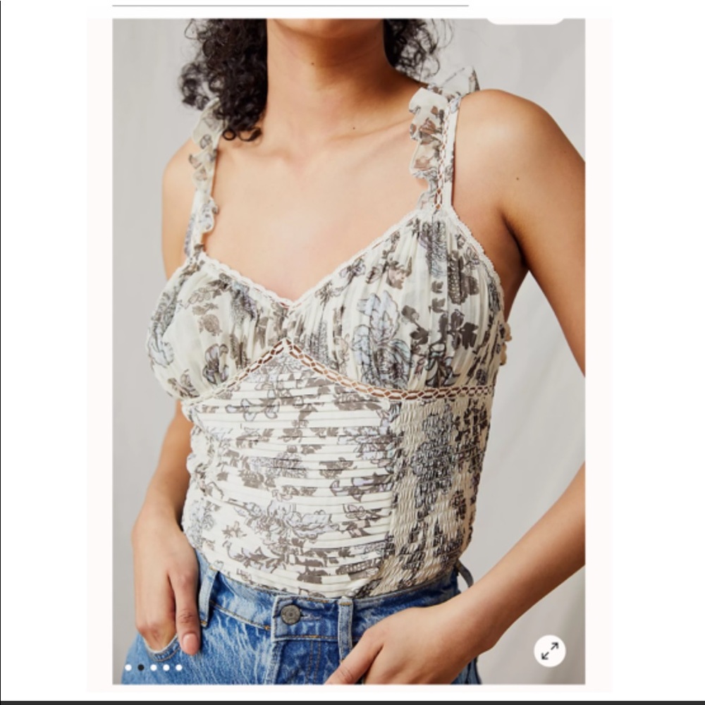NWT Free People Weekend Plans Bodysuit - Picture 3 of 13